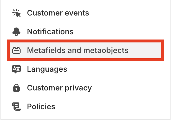 Configuración - Metaarchivos y metadatos