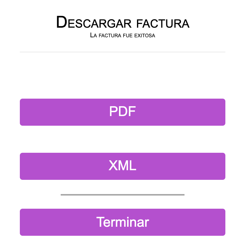 Documentos legales de la factura