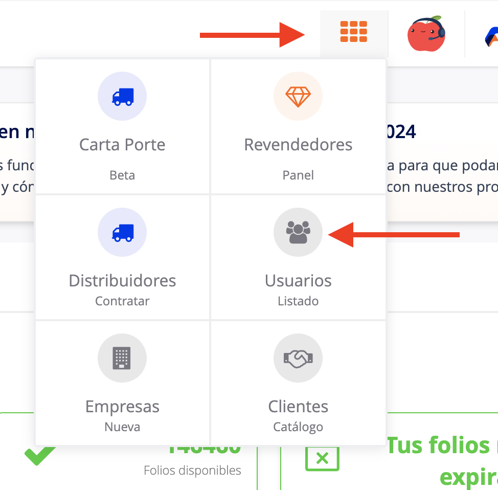 Vista "Usuarios"
