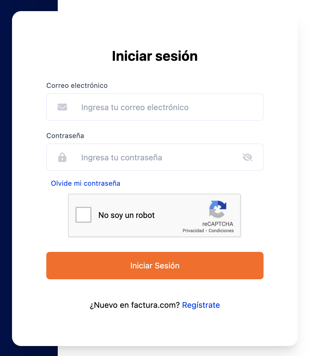 Iniciar sesión
