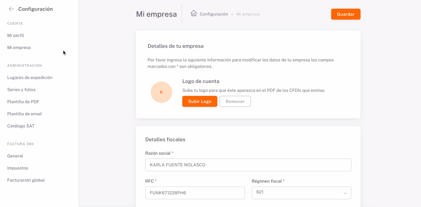 Secuencia mostrando cómo seleccionar un PDF y configurarlo