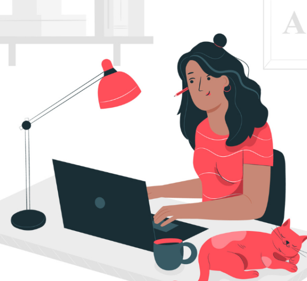 Freelancer trabajando